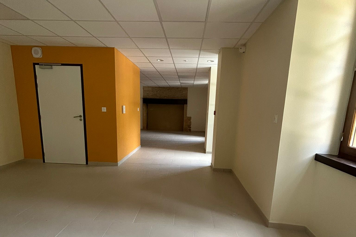 Rénovation d’un grand hall d’accueil professionnel